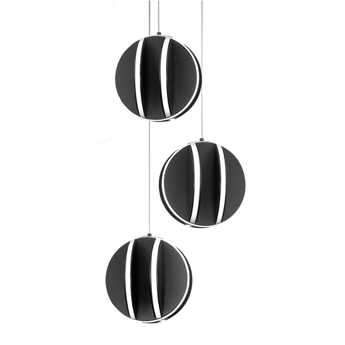 Modern Forms PD-36203R Carillion 3-lt 12" LED Pendant
