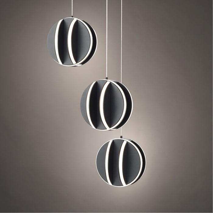 Modern Forms PD-36203R Carillion 3-lt 12" LED Pendant
