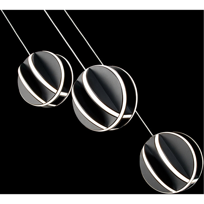 Modern Forms PD-36203R Carillion 3-lt 12" LED Pendant