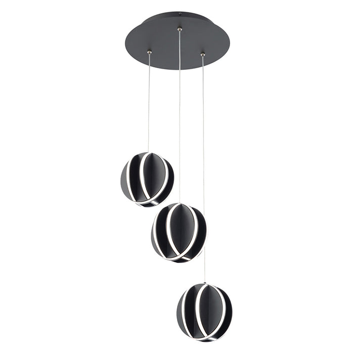Modern Forms PD-36203R Carillion 3-lt 12" LED Pendant