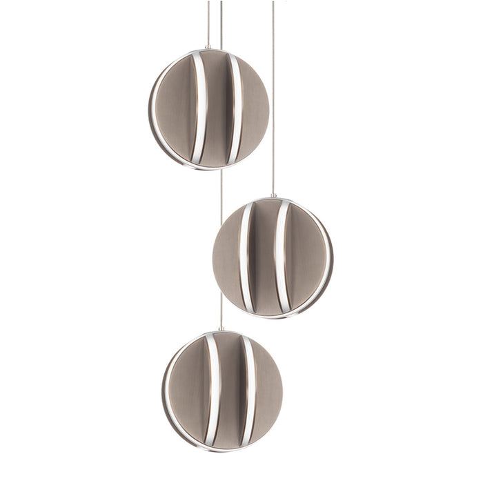 Modern Forms PD-36203R Carillion 3-lt 12" LED Pendant