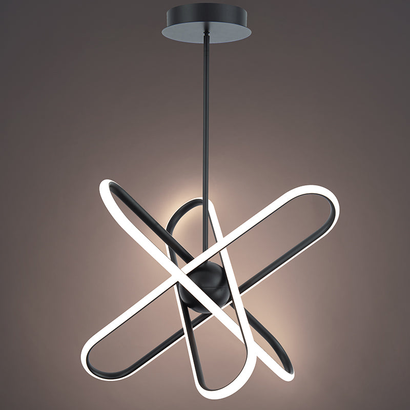 dweLED PD-37224 Valerius 3-lt 24" LED Chandelier