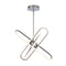 dweLED PD-37224 Valerius 3-lt 24" LED Chandelier