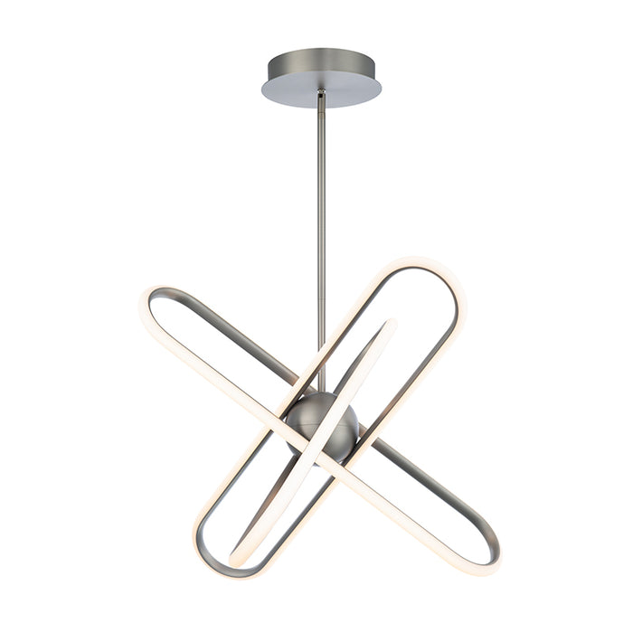 dweLED PD-37224 Valerius 3-lt 24" LED Chandelier