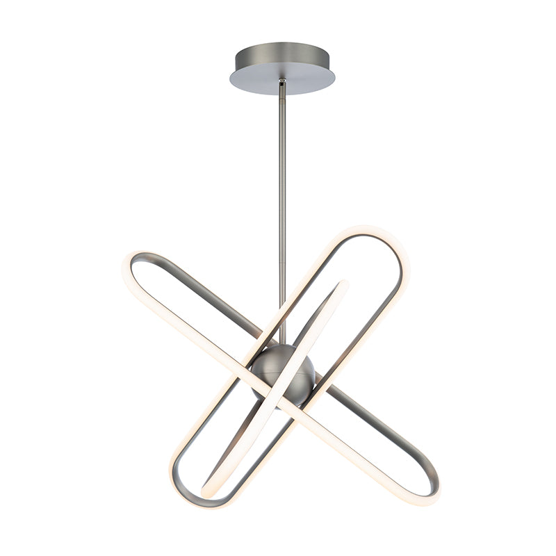 dweLED PD-37224 Valerius 3-lt 24" LED Chandelier