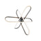 dweLED PD-37224 Valerius 3-lt 24" LED Chandelier