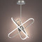 dweLED PD-37224 Valerius 3-lt 24" LED Chandelier