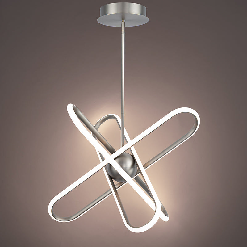 dweLED PD-37224 Valerius 3-lt 24" LED Chandelier