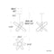 dweLED PD-37224 Valerius 3-lt 24" LED Chandelier