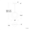 Modern Forms PD-38210 Serenity 1-lt 10" LED Pendant