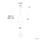 dweLED PD-39214 Amelia 1-lt 7" LED Mini Pendant