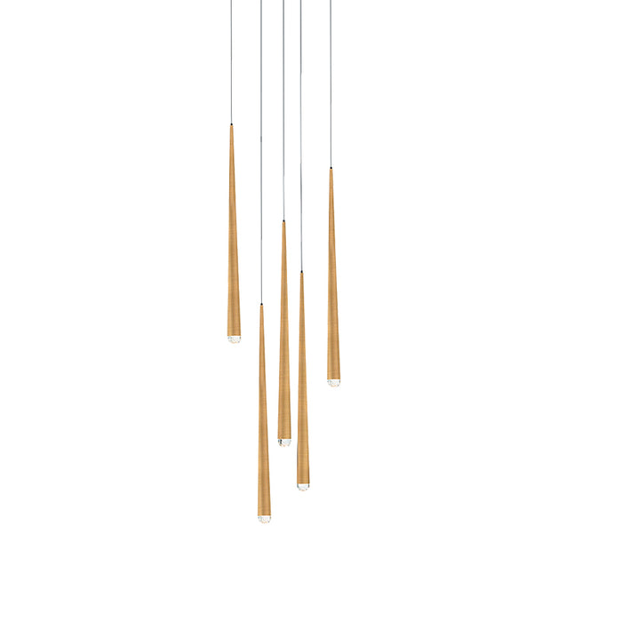 Modern Forms PD-41705R Cascade 5-lt 17" LED Round Pendant
