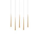 Modern Forms PD-41805L Cascade Flat 5-lt 40" LED Linear Pendant