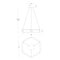 Modern Forms PD-50835 Mies 36" LED Pendant