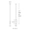 Modern Forms PD-52512 Swing 1-lt 5" LED Mini Pendant
