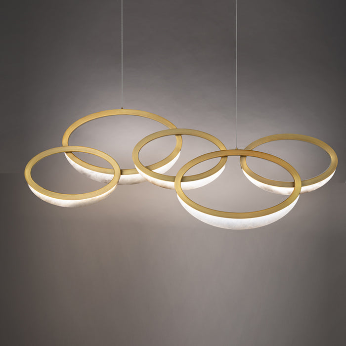 Modern Forms PD-56246 Orion 5-lt 46" LED Pendant