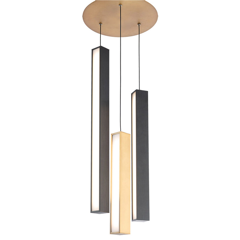 Modern Forms PD-64803R Chaos 3-lt 12" LED Pendant