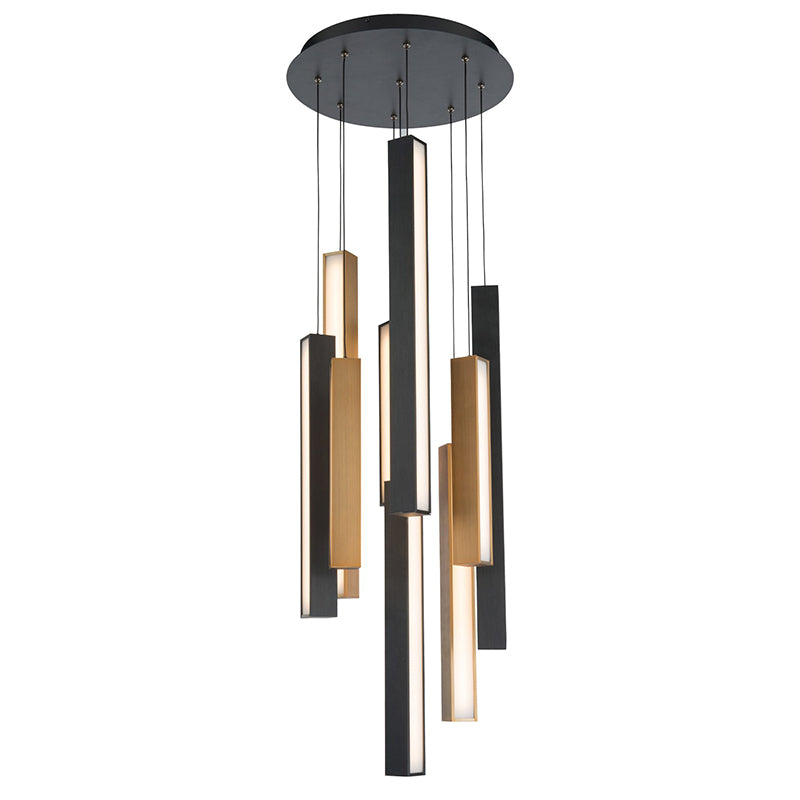 Modern Forms PD-64809R Chaos 9-lt 17" LED Pendant