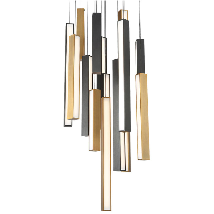 Modern Forms PD-64815R Chaos 15-lt 23" LED Pendant