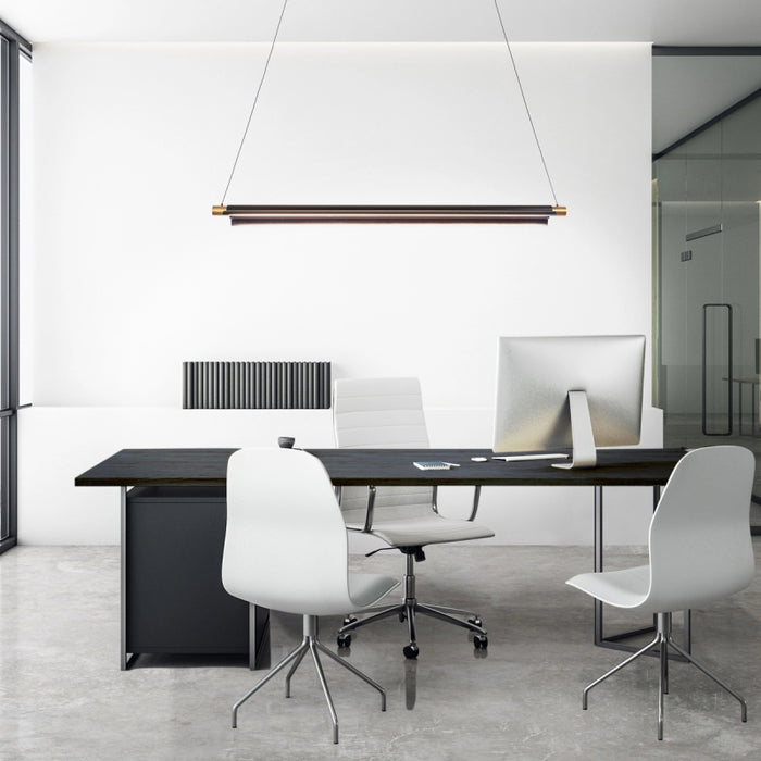 dweLED PD-65244 Pavilion 1-lt 44" LED Linear Pendant