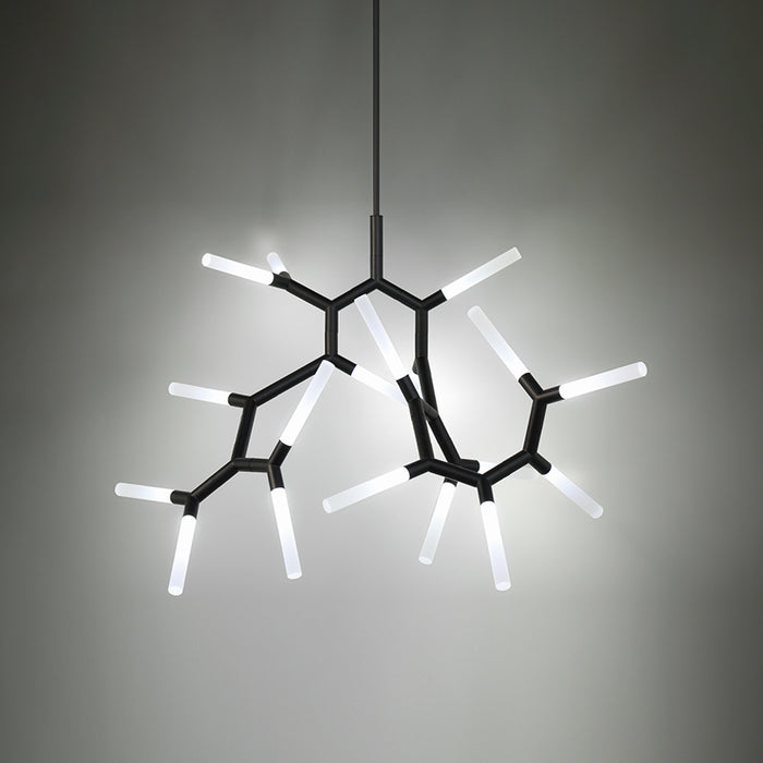 Modern Forms PD-77928 Isotope 18-lt 28" LED Chandelier