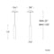 Modern Forms PD-78013 Minx 1-lt 2" LED Mini Pendant