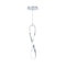 dweLED PD-79221 Marise 1-lt 4" LED Mini Pendant