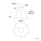 dweLED PD-81131 Sirius 1-lt 31" LED Pendant