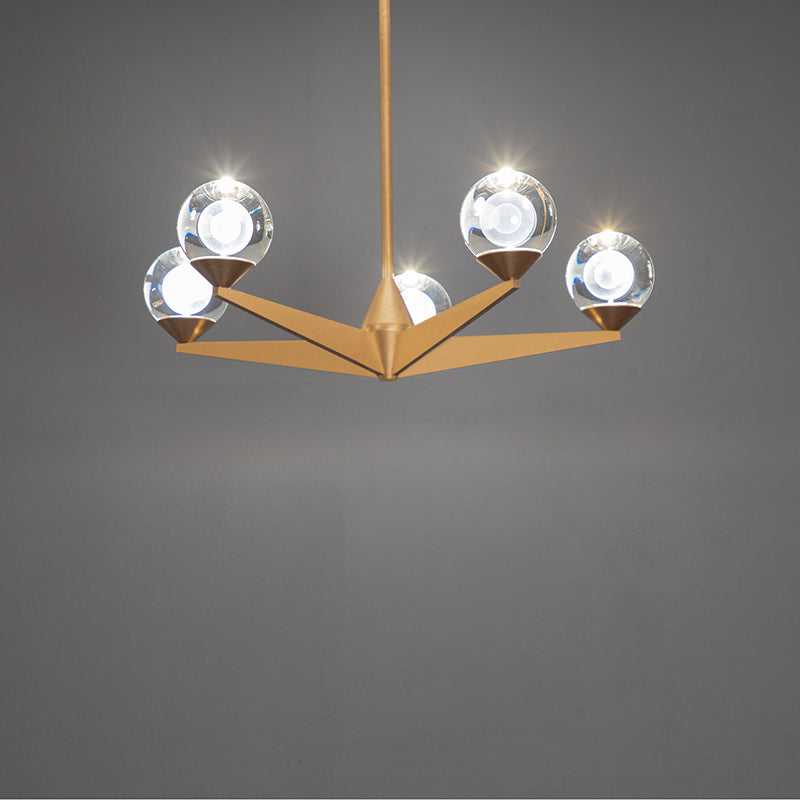 Modern Forms PD-82024 Double Bubble 5-lt 24" LED Chandelier