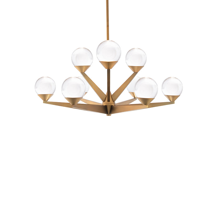 Modern Forms PD-82027 Double Bubble 9-lt 27" LED Chandelier