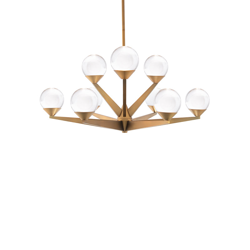 Modern Forms PD-82027 Double Bubble 9-lt 27" LED Chandelier