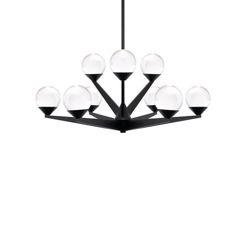 Modern Forms PD-82027 Double Bubble 9-lt 27" LED Chandelier