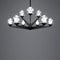 Modern Forms PD-82027 Double Bubble 9-lt 27" LED Chandelier