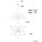 Modern Forms PD-82042 Double Bubble 15-lt 42" LED Chandelier