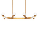 Modern Forms PD-82044 Double Bubble 8-lt 44" LED Linear Chandelier