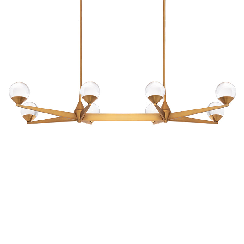 Modern Forms PD-82044 Double Bubble 8-lt 44" LED Linear Chandelier