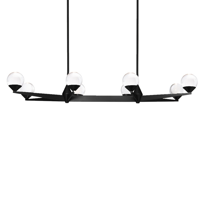 Modern Forms PD-82044 Double Bubble 8-lt 44" LED Linear Chandelier