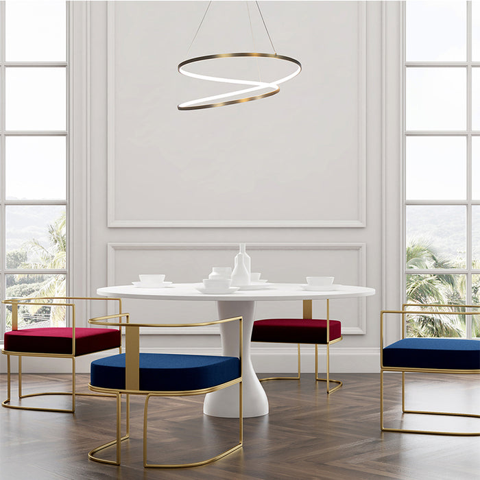 dweLED PD-83128 Marques 28" LED Pendant