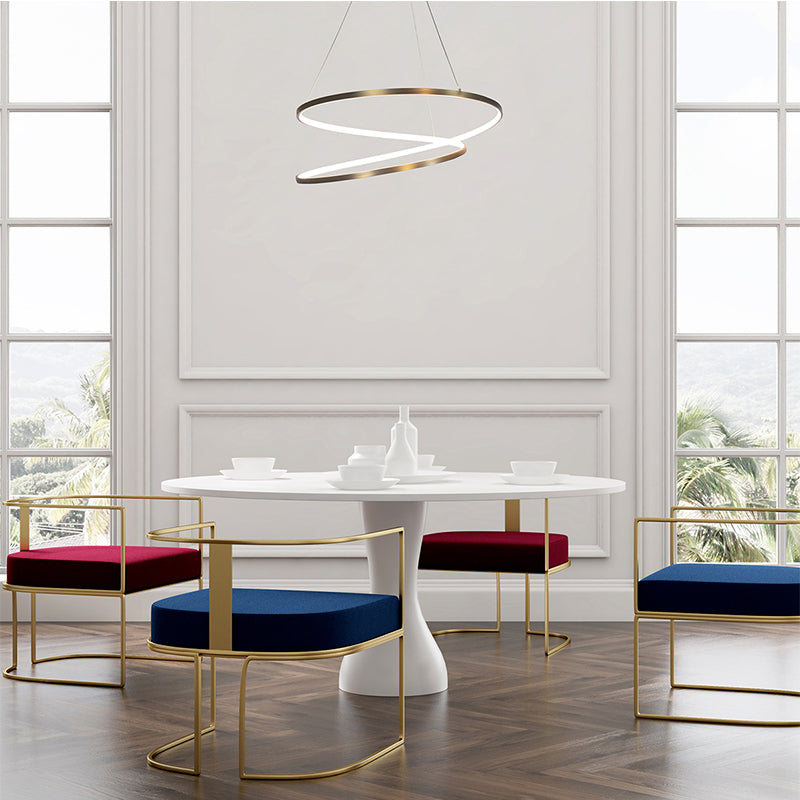 dweLED PD-83128 Marques 28" LED Pendant