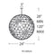 Modern Forms PD-89924 Groovy 1-lt 24" LED Chandelier