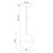 Kuzco PD11706 Monae 6" Wide LED Pendant
