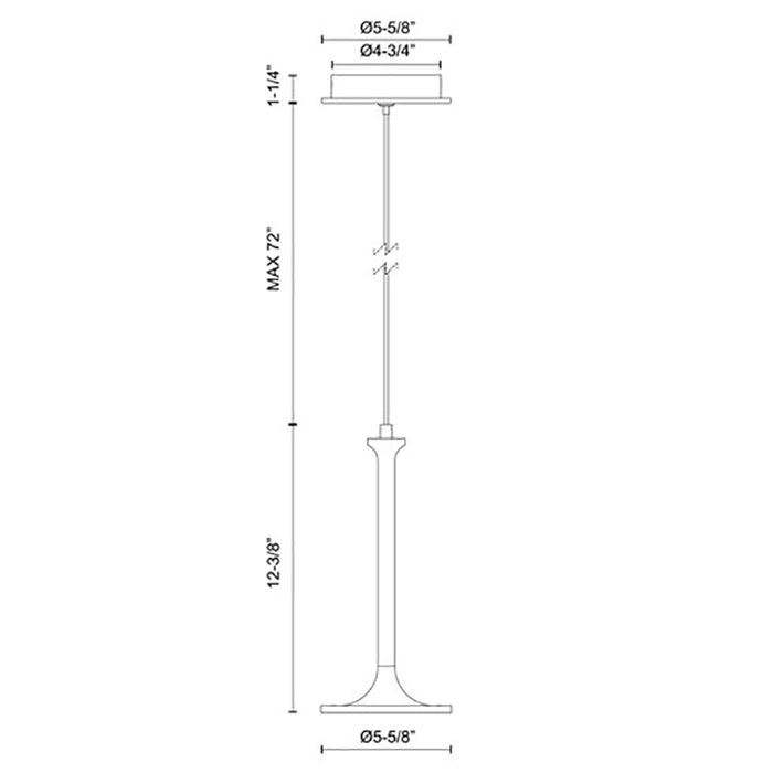 Alora Mood PD418006 Issa 1-lt 6" LED Pendant