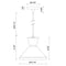 Alora Mood PD473710 Betty 1-lt 10" Pendant