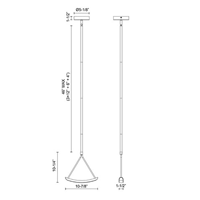 Kuzco PD81511 Mobil 1-lt 11" LED Pendant