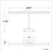 dweLED PL-11025 Reed 25" LED Picture Light