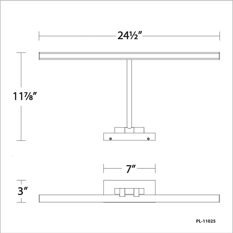 dweLED PL-11025 Reed 25" LED Picture Light