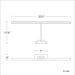 dweLED PL-11033 Reed 33" LED Picture Light