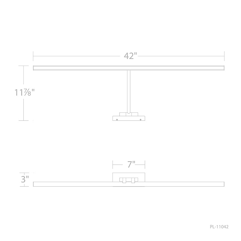 dweLED PL-11042 Reed 1-lt 42" LED Picture Light