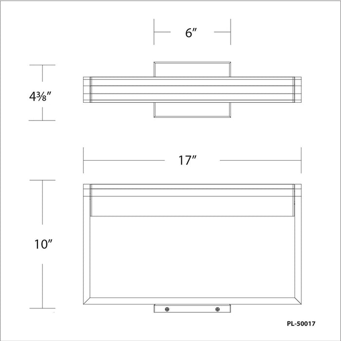 dweLED PL-50017 Kent 17" LED Picture Light