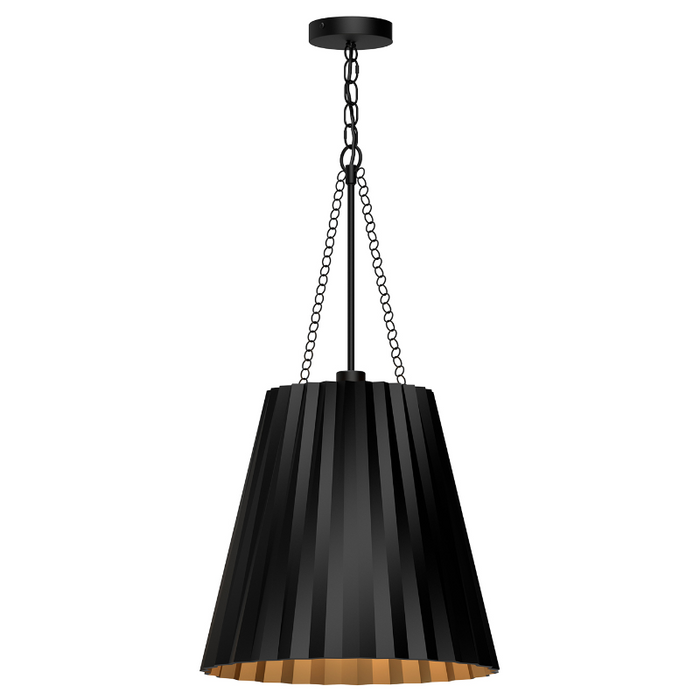 Alora Mood PD528116 Plisse 1-lt 16" Pendant